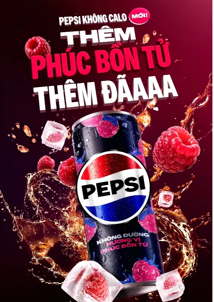 Hình ảnh Pepsi Phúc Bồn Tử ( L 320ml)