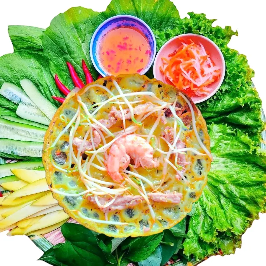 Hình ảnh Bánh xèo Tôm Thịt  - Bánh Xèo Giòn Miền Trung 