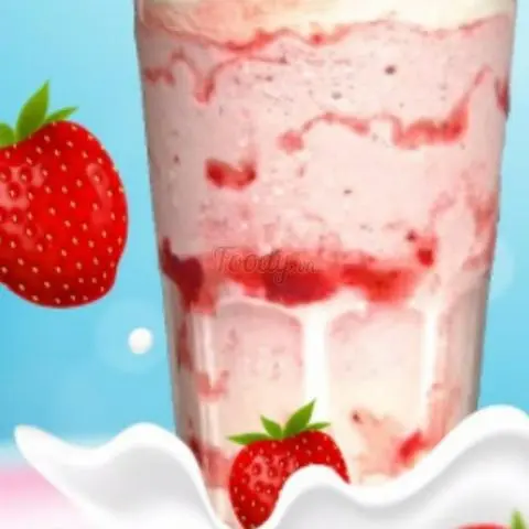Hình ảnh Sinh tố dâu oreo