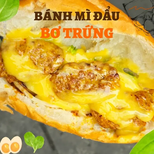 Hình ảnh *BƠ TRỨNG* Bánh mì Đẩu