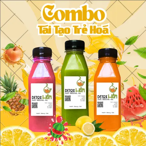 Hình ảnh Combo Mix: Cam Cà Rốt - Táo Ổi - Thơm Cải Bó Xôi +