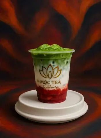 Hình ảnh Matcha Phúc bồn tử