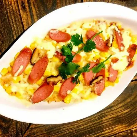 Hình ảnh Cơm Pizza Hàn Quốc đút lò