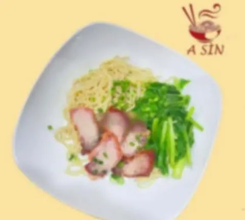 Hình ảnh Mì xá xíu khô