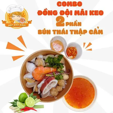 Hình ảnh Combo 2 phần bún thái thập cẩm