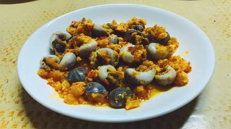 Hình ảnh Ốc mỡ sốt bơ cay