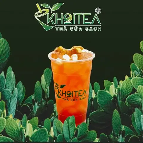 Hình ảnh Trà Dâu Thạch Phô Mai - Size L