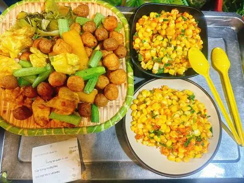 Hình ảnh Bắp xào trứng muối