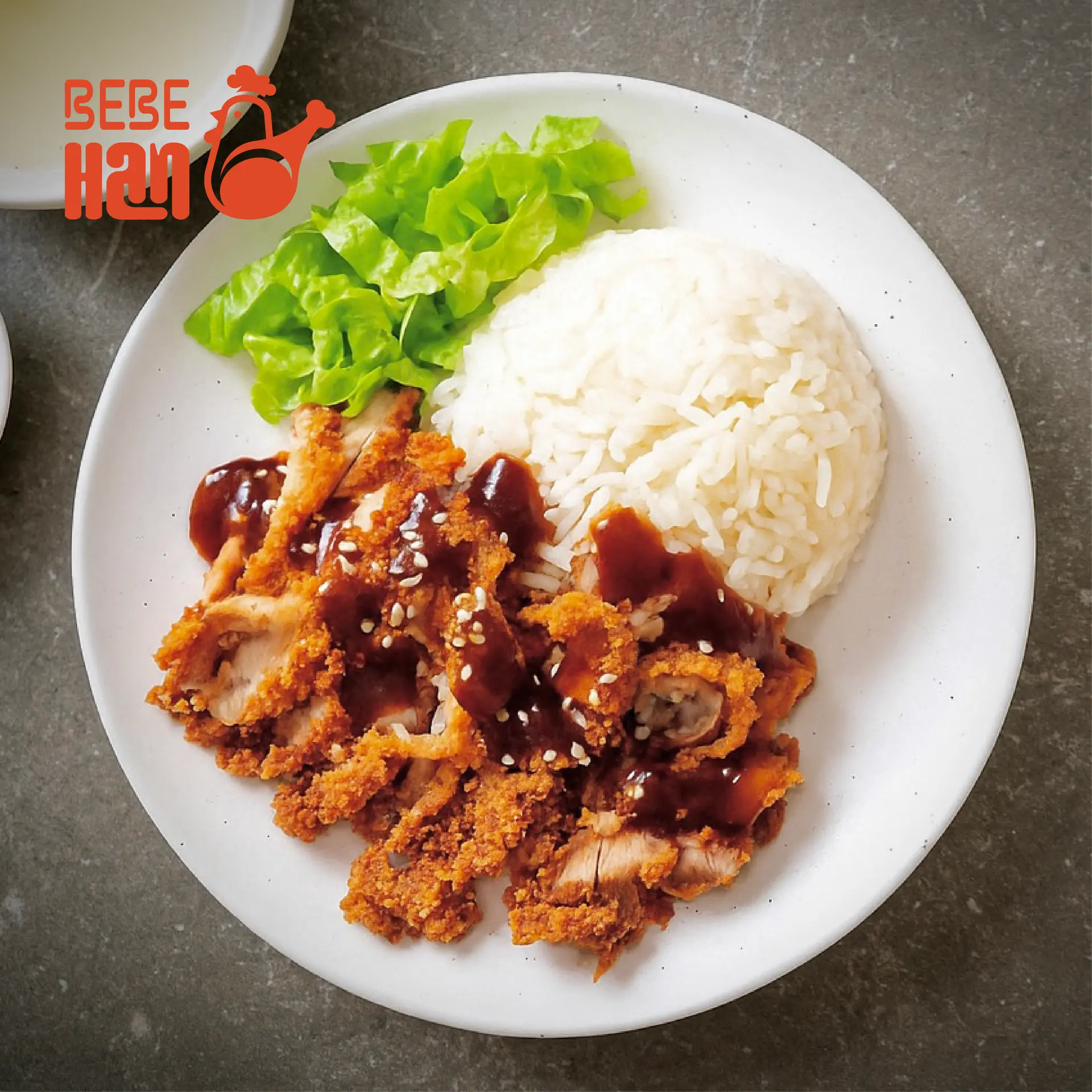 Hình ảnh Cơm gà giòn sốt teriyaki