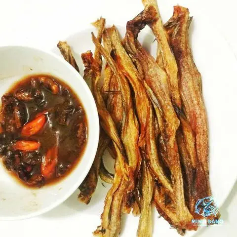 Hình ảnh Khô cá Khoai nướng chấm mắm me