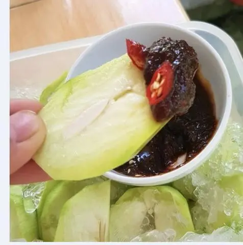 Hình ảnh Cóc Non Chấm Muối Tôm Tây Ninh