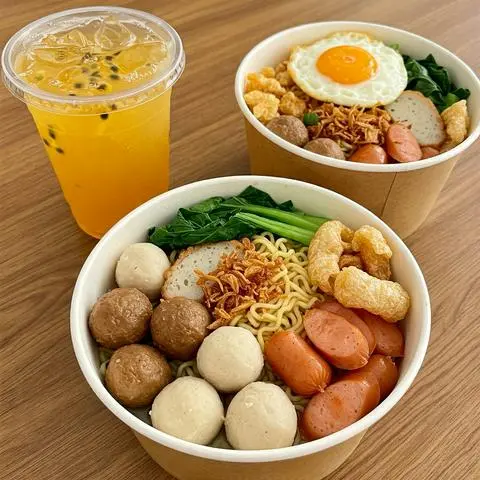 Hình ảnh [TẶNG 1 TRÀ CHANH DÂY] 2 mì trộn đặc biệt