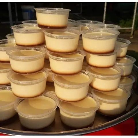 Hình ảnh Set 5 bánh Flan  em làm