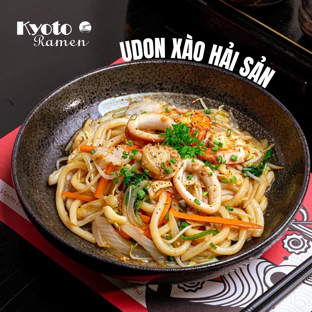 Hình ảnh Mì Udon xào hải sản
