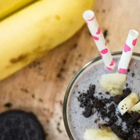 Hình ảnh Sinh tố chuối oreo