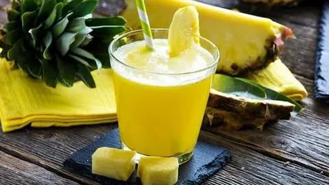 Hình ảnh Nước ép thơm sữa