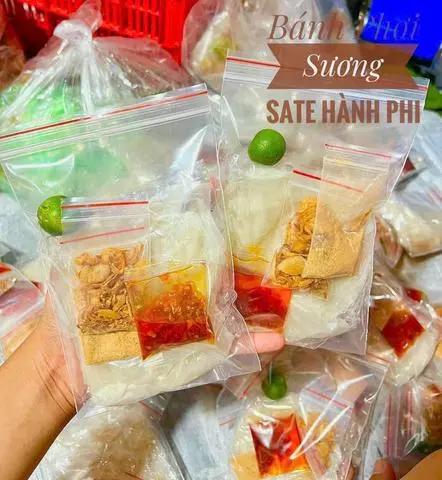 Hình ảnh Bánh tráng phơi sương HÀNH PHI