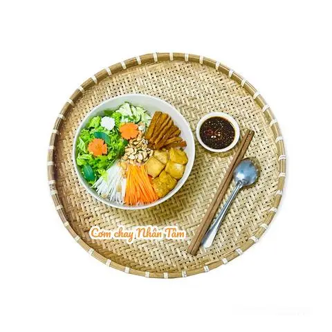 Hình ảnh Bún nước tương thuần chay - 2 topping