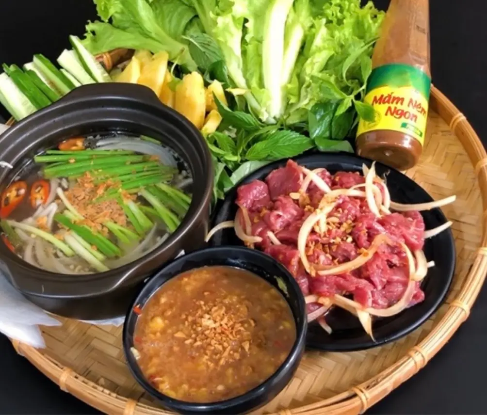 Hình ảnh Bò - Mực nhúng giấm nhỏ