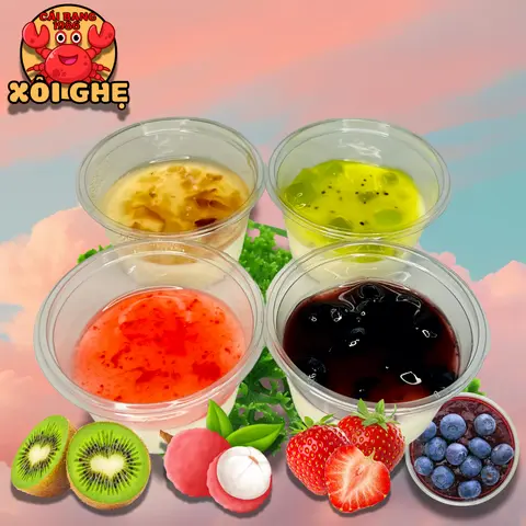 Hình ảnh Combo 4 vị Panna cotta