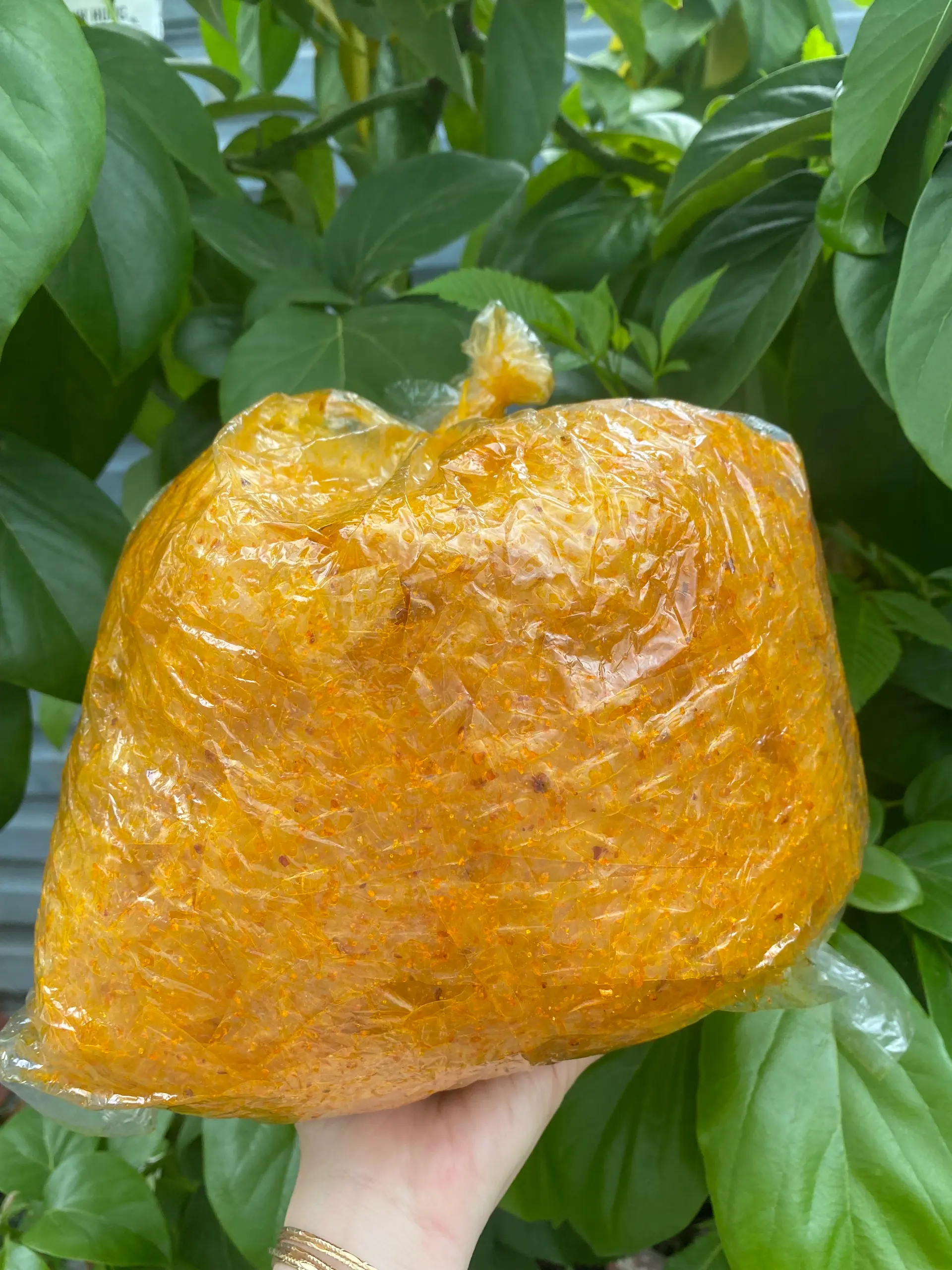 Hình ảnh Bánh tráng tỏi vàng 500gr