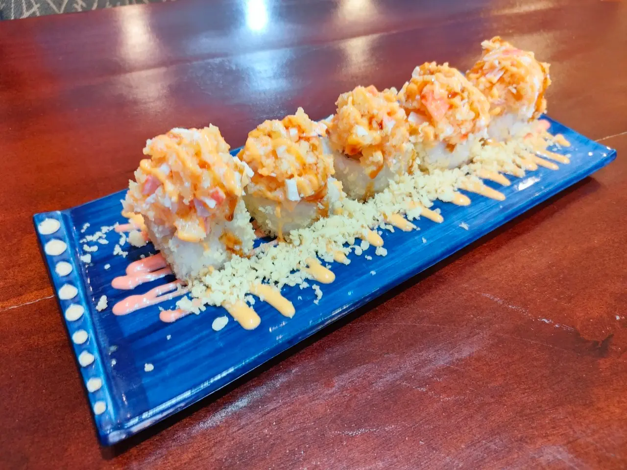 Hình ảnh GRILL SEA FOOD ROLL ( Cơm Cuộn Hải Sản Sốt Gill)