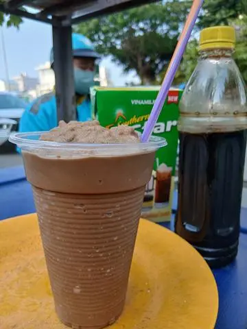 Hình ảnh Sinh tố dừa cafe