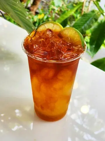 Hình ảnh Soda thái đỏ chanh vàng