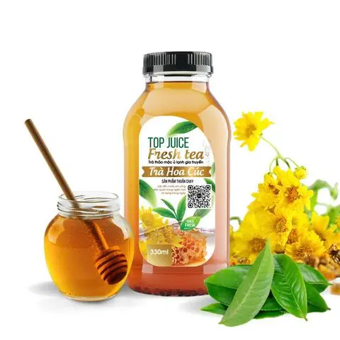 Hình ảnh Trà hoa cúc mật ong táo đỏ