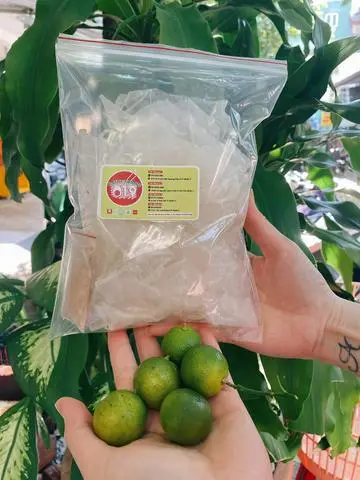 Hình ảnh Bánh tráng phơi sương muối nhuyên