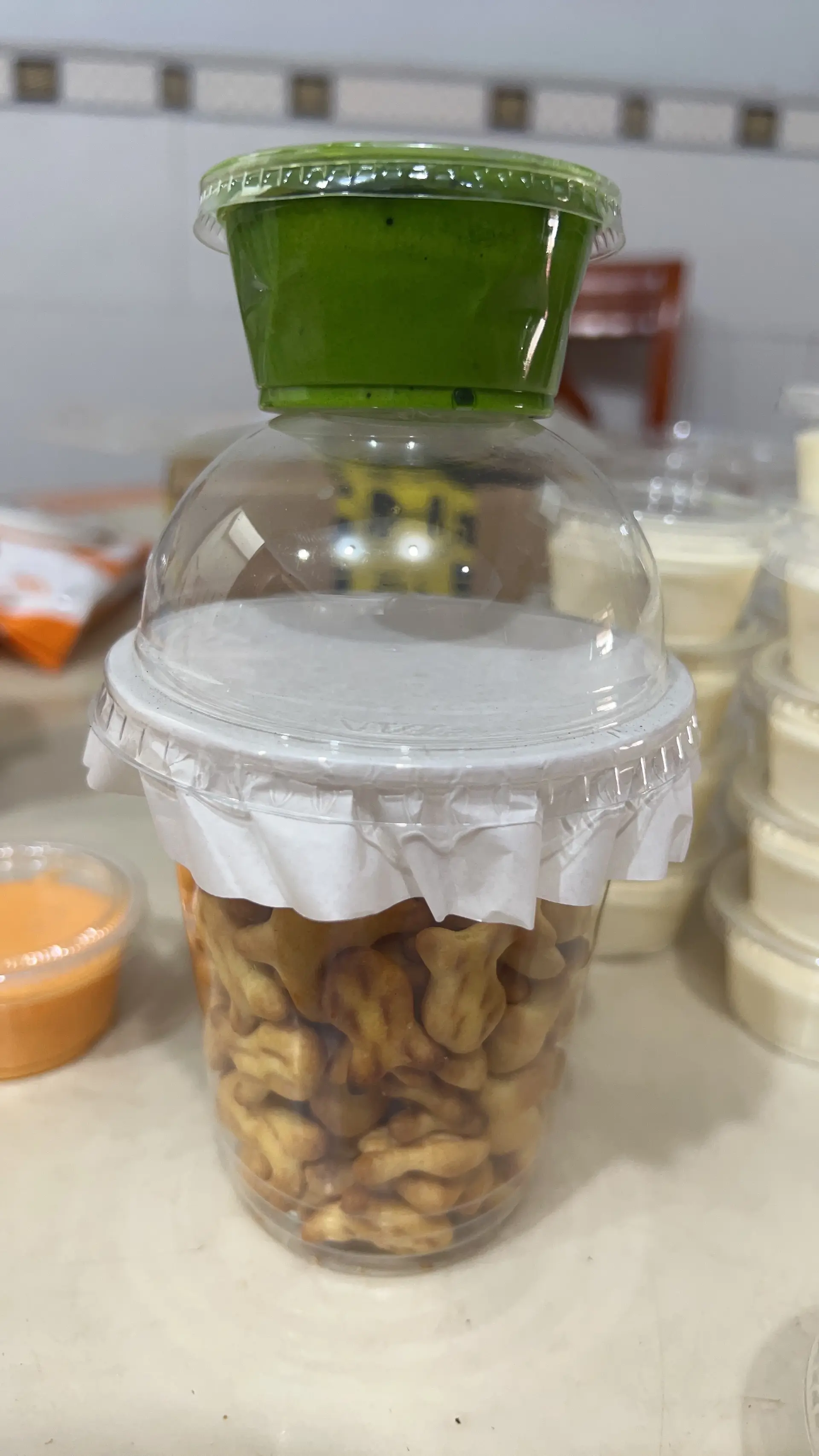 Hình ảnh bánh cá sốt matcha