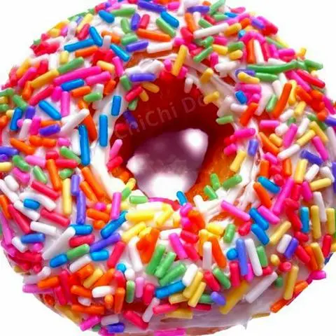 Hình ảnh Donut ring cầu vồng