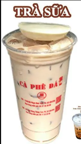 Hình ảnh trà sữa trân châu đen full topping