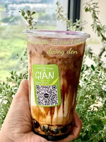 Hình ảnh Sữa tươi cacao trân châu đường đen
