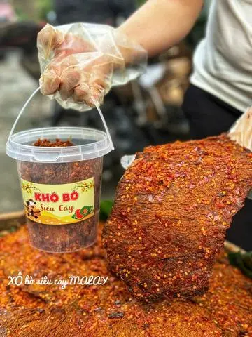 Hình ảnh Khô Bò Siêu Cay MaLay