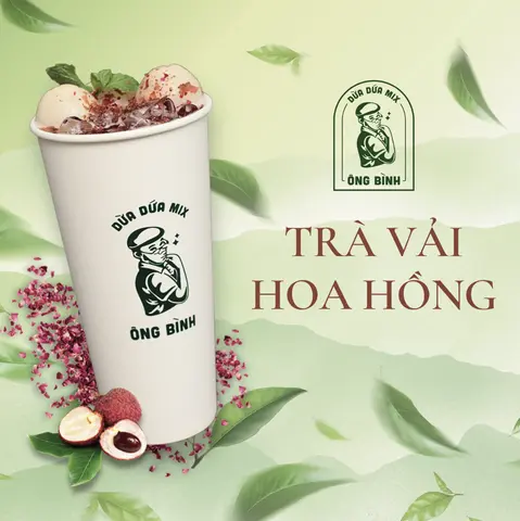 Hình ảnh TRÀ VẢI HOA HỒNG