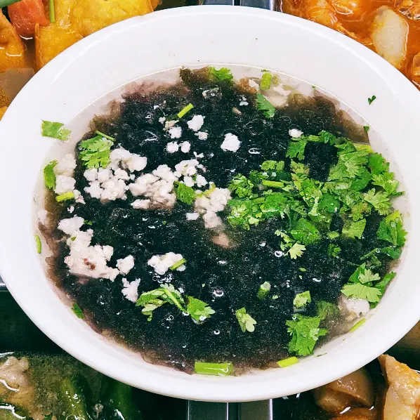 Hình ảnh canh rong biển thịt bằm