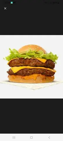 Hình ảnh Burger bò 2 tầng sốt phô mai