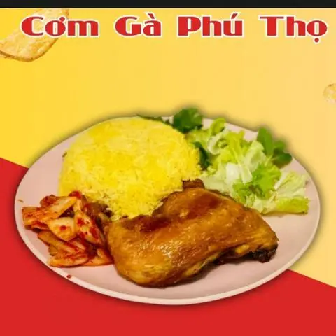 Hình ảnh Cơm đùi gà chiên góc tư. 