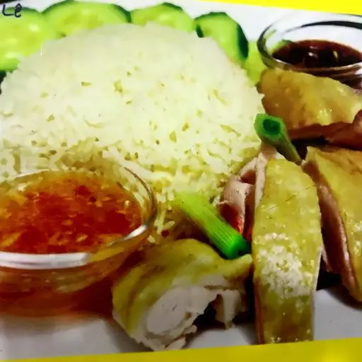 Hình ảnh Cơm gà chặt