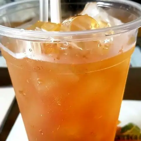 Hình ảnh Trà Đào Dầm Ly 500ml