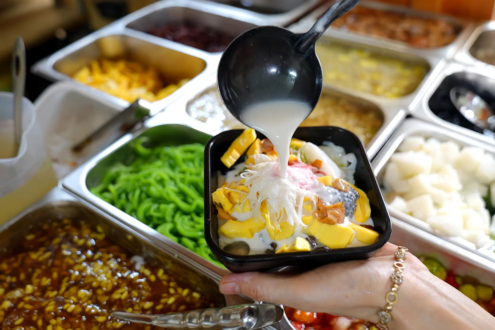 Hình ảnh Sữa chua nếp cẩm mít