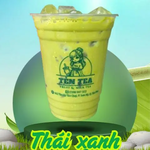 Hình ảnh Trà Sữa Thái Xanh (Không topping)
