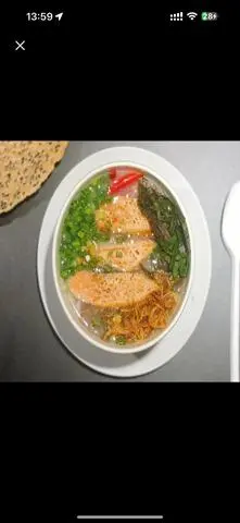 Hình ảnh cháo cá hồi 1 miếng  /50g