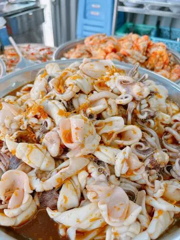 Hình ảnh mực hấp Thái