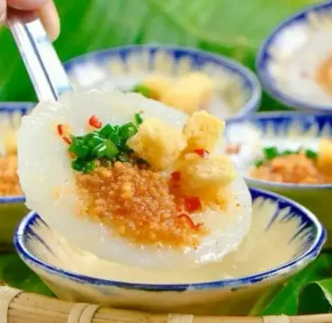 Hình ảnh Bánh bèo tôm cháy chả
