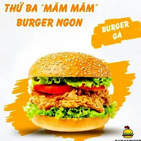 Hình ảnh Hamburger Gà Sốt Majo