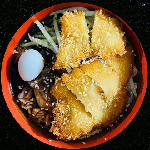 Hình ảnh Mỳ tương đen gà xù