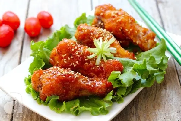 Hình ảnh Đùi Gà Rán Sốt Cay Hàn Quốc