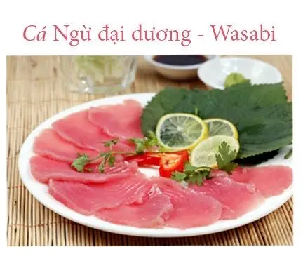 Hình ảnh Cá ngừ wasabi